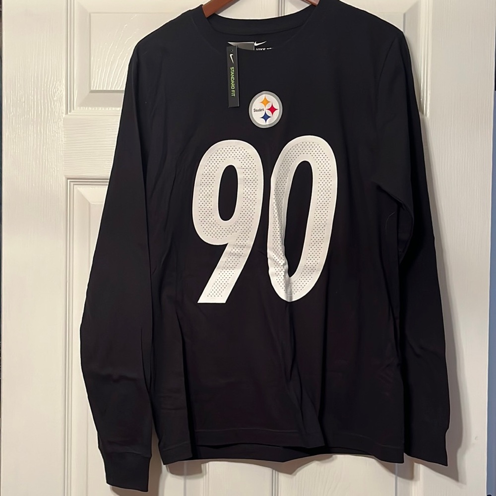 NTW NIKE Pittsburgh Steelers “Watt” Men’s Sm long sleeve t-shirt